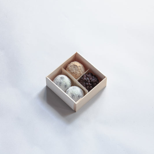 おはぎ2種と季節もちの詰め合わせ 4個入　[店頭受け取り予約]-