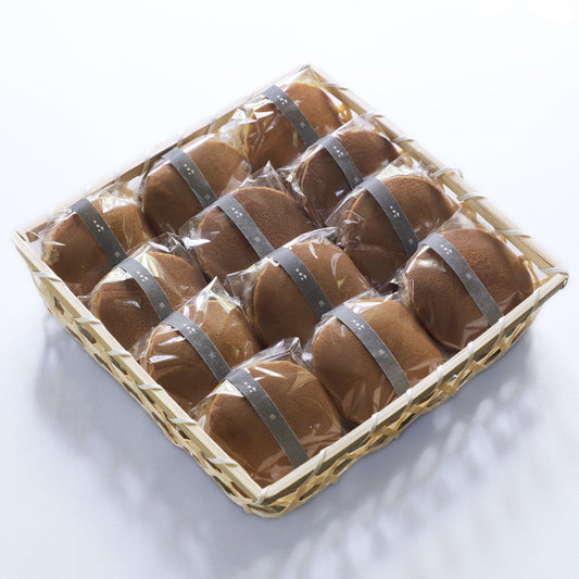 どら焼き 黒 12個入　[店舗受け取り予約]-